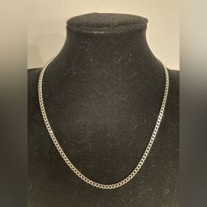 Stainless Steel Silver Chain Necklace 16 inches long NWT
